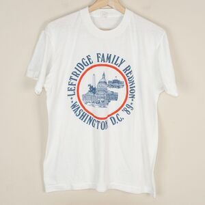 Vintage Screen Star Family Reunion Washington DC White Shirt Sz L
